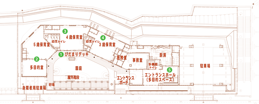 1F 見取り図