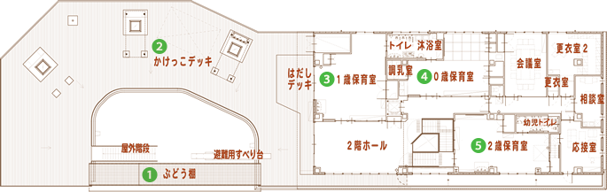 2F 見取り図