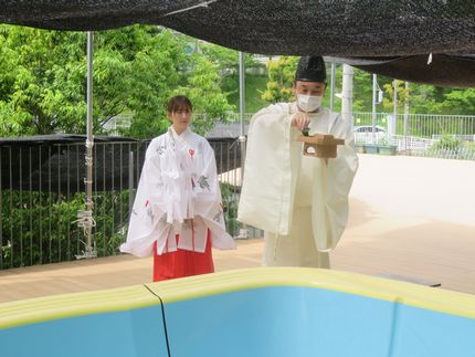 プール安全祈願祭